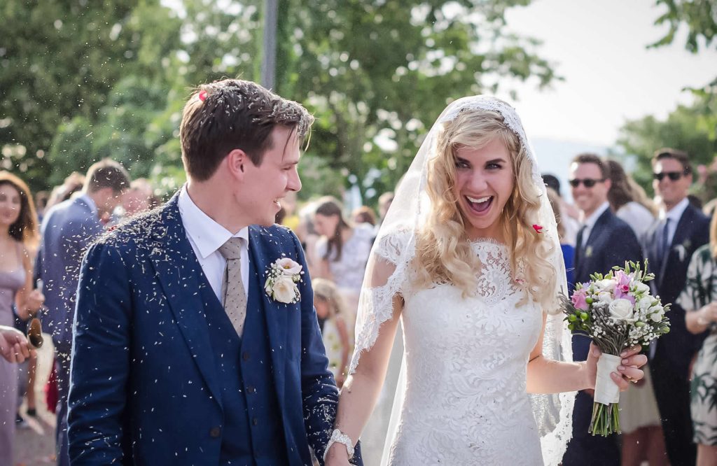 intimate wedding in Istria villa